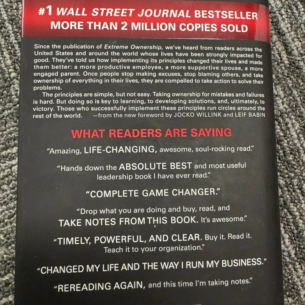 Extreme Ownership How US Navy SEALs Lead and Win Book Jocko Willink Leif Babin‎